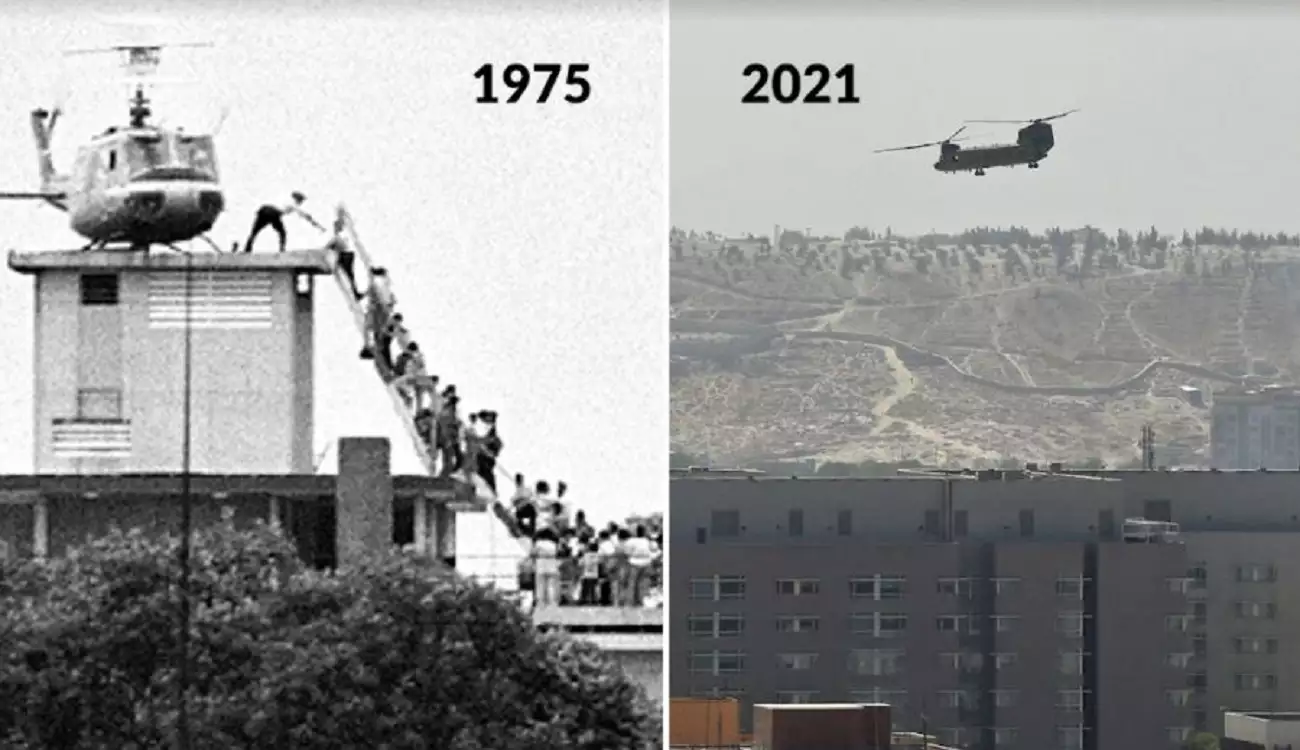 From Mayday Saigon to Mayday Kabul;