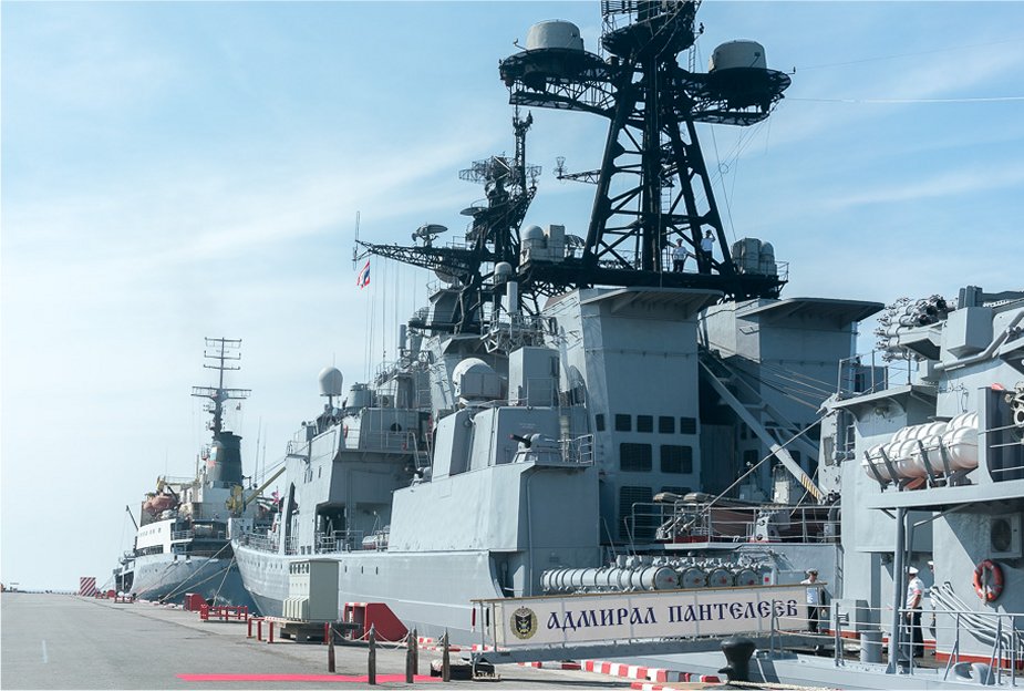 Project 1155 destroyer Admiral Panteleyev in Bangkok (Picture source: Russian MFA)