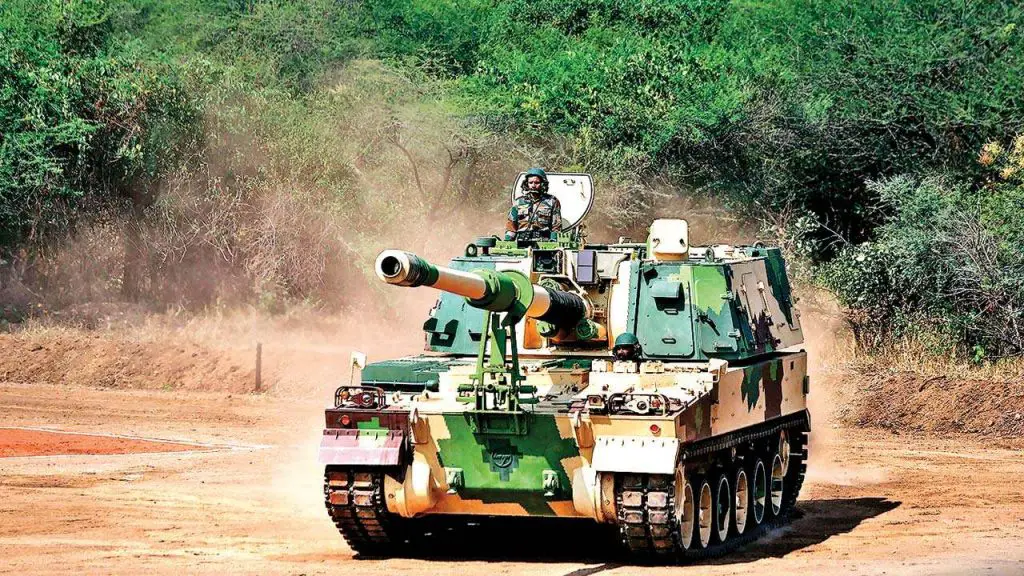 Indian made K9 Vajra Howitzer Experiences Technical Issues