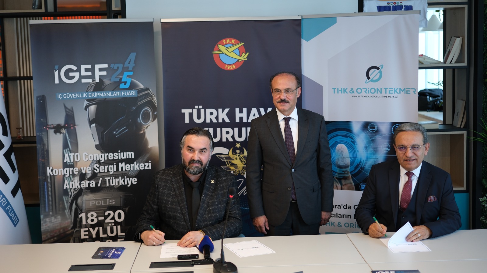 IGEF Signs Cooperation Protocol with THK & Orion Tekmer to Foster Innovation in Homeland Security