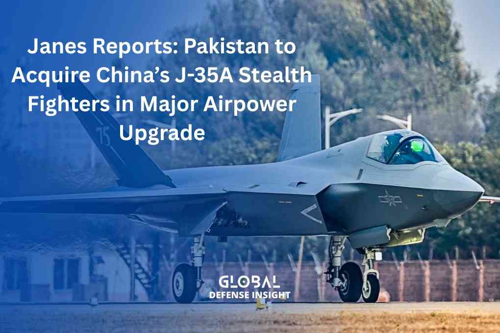 Janes Reports Pakistan to Acquire China’s J-35A Stealth Fighters in Major Airpower Upgrade