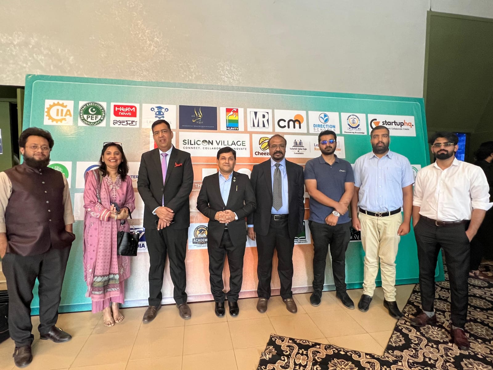 Members of the Pakistani Executive Forum (PEF) attended the AI Festival 2025 in full strength, captured here in a group photo during the event.