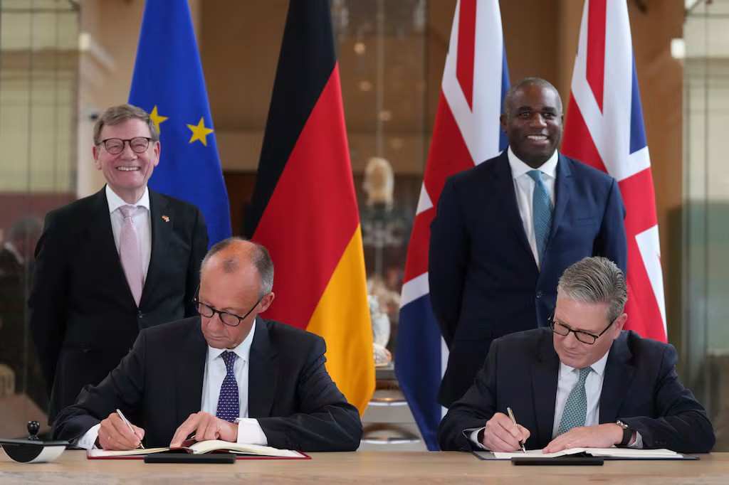 First Post-WWII Defense Pact between Germany and UK Amid Russia Warning