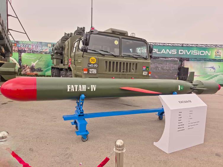 Pakistan Unveils Fatah-4 Cruise Missile During Independence Day Parade