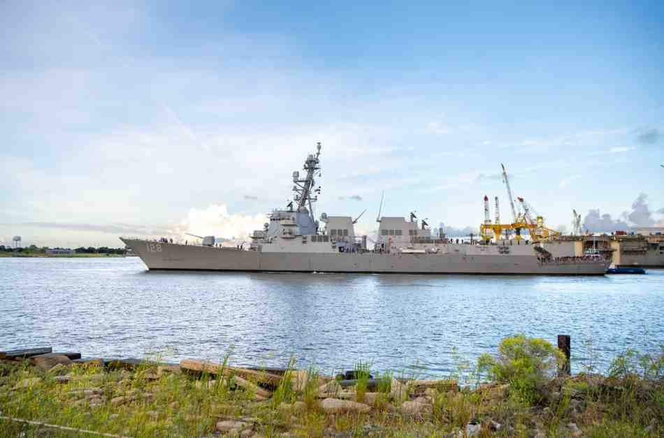 HII’s Ingalls Shipbuilding Completes Builder’s Trials for USS Ted Stevens (DDG 128)