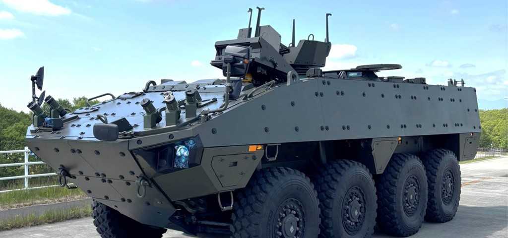 Japan Receives First Patria AMV XP 8x8 Armoured Vehicle for JSGDF