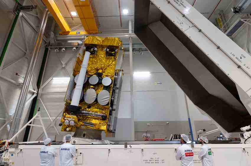 Airbus-Built SpainSat NG-II Secure Communications Satellite Successfully Launched from the U.S.