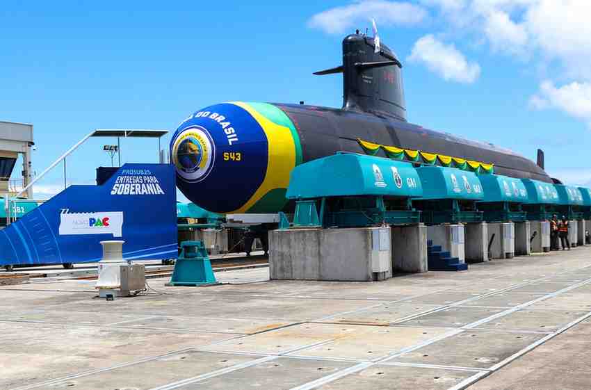 Brazil Achieves Major PROSUB Milestones with Delivery of Third Scorpène Submarine and Launch of Fourth