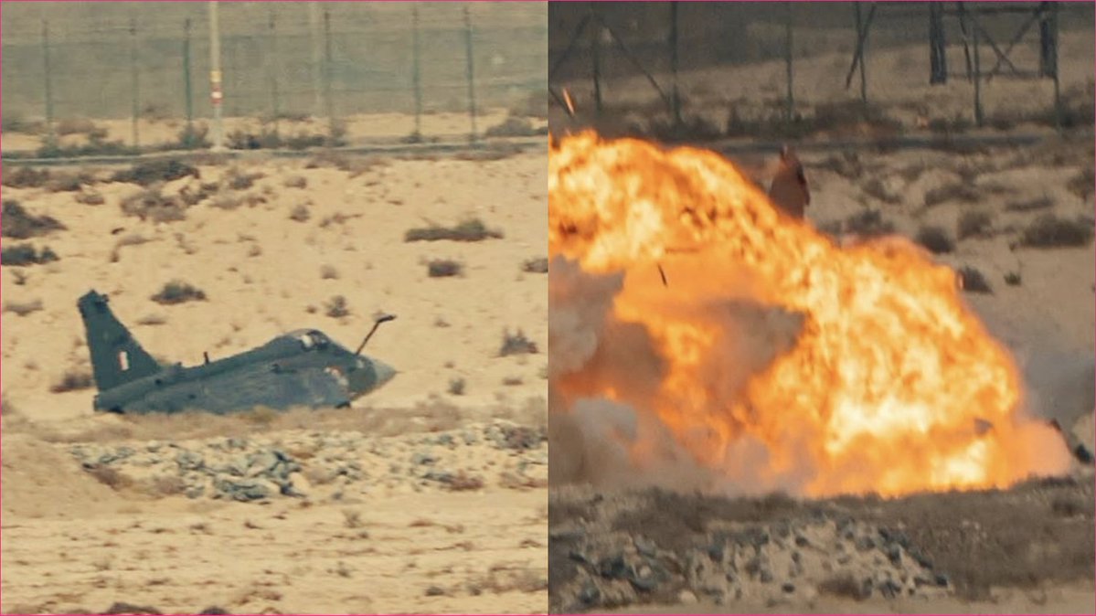 Tejas Crash at Dubai Airshow